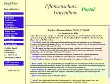 Tablet Screenshot of profiflor.de